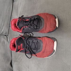 RED NIKE SHOES